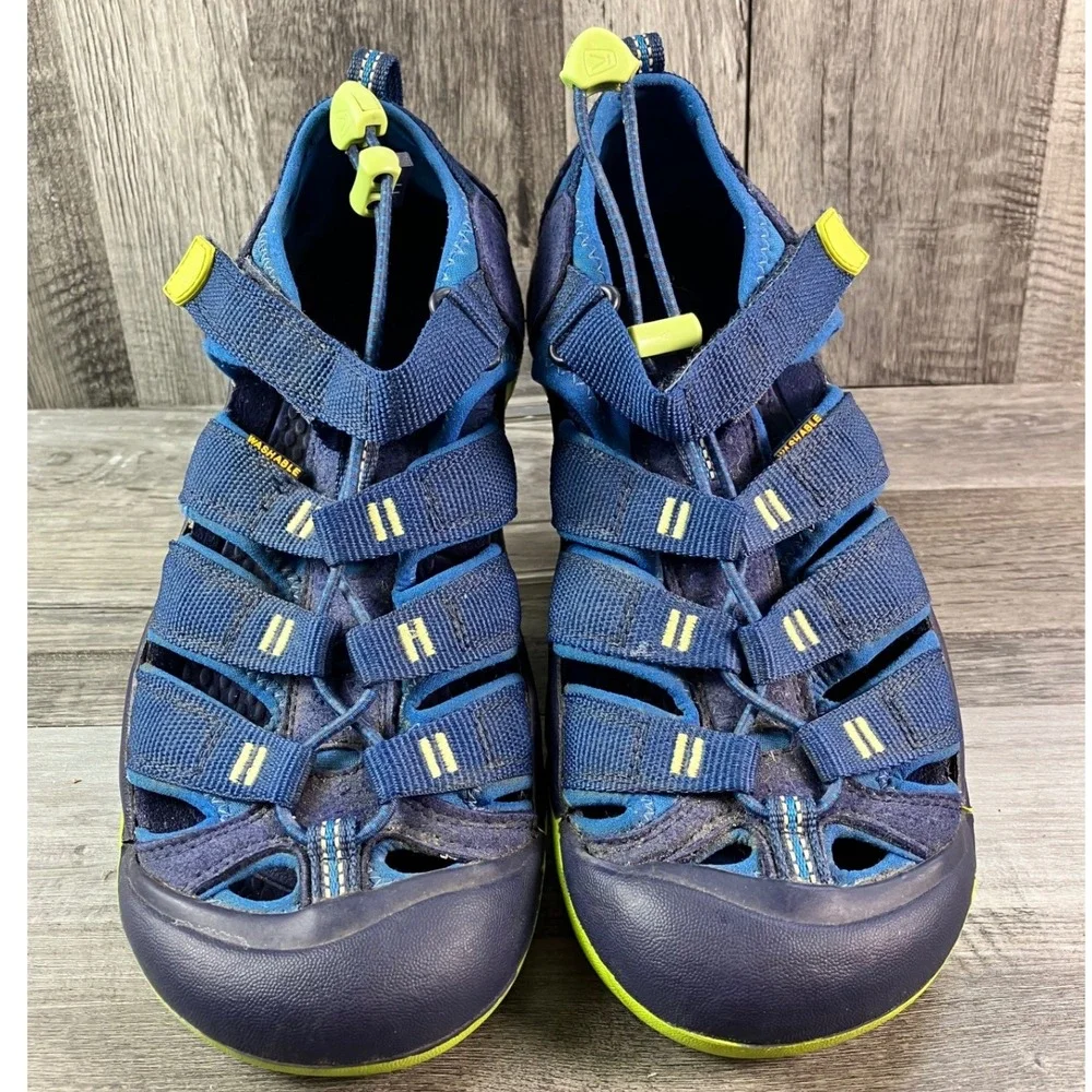 Keen Seacamp II CNX Kids Sandals Blue Green 1022847 Size 5 US 37 EU